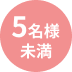 5名様未満